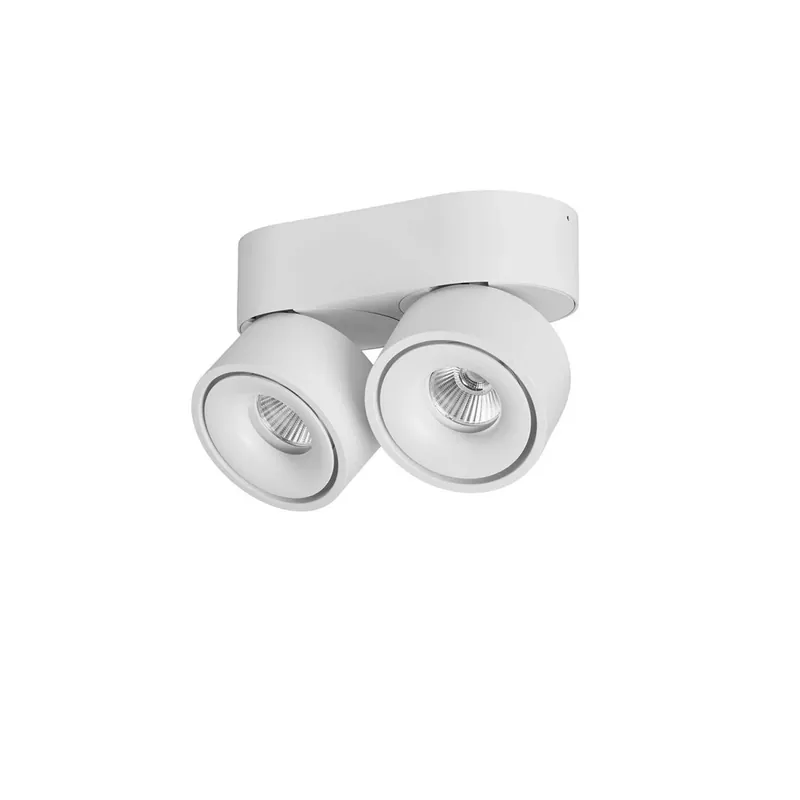 Aim Spot Double hvid Loft/V�gspot - Kun kort tid