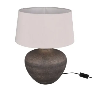 Favorit blandt kunder - Trio Lighting Trio Lighting Lou bordlampe 38cm E14 brun - Belysning