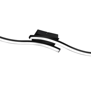 Trio Lighting Trio Lighting Route LED plafond 2L matsort Matsort/Hvid - Belysning - Klar til afsendelse