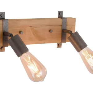 Udsalg | SLAT Loftlampe, naturtræ - Belysning