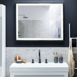 Argens Spejl 70x90 cm LED Sølv - Hus & renovering | Kun kort tid