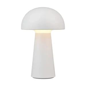 Trio Lighting Trio Lighting Lennon LED bordlampe hvid genopladelig - Have - Tilbuddet slutter snart