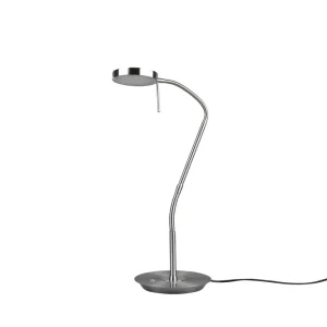 Trio Lighting Trio Lighting Monza LED bordlampe børstet stål - Belysning | Kampagnepris