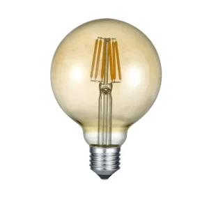 Trio Lighting Trio Lighting LK LED E27 filament big globe 8W 810lm 2700K brun 3-trin - Belysning - Premium