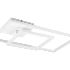 Udsalg | Trio Lighting Trio Lighting Padella LED plafond mat hvid - Belysning