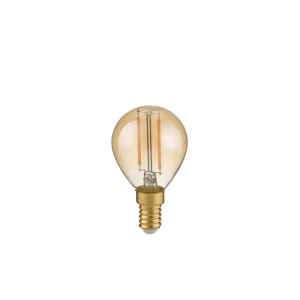 Trio Lighting Trio Lighting LK LED E14 filament kugle 4W 400lm 2700K brun 3-trin - Belysning | Supergod pris