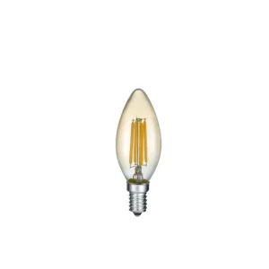 Trio Lighting Trio Lighting LK LED E14 filament krone 4W 360lm 2700K brun - Belysning - Næsten udsolgt