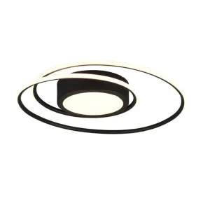 Bestil i dag | Trio Lighting Trio Lighting Yava LED plafond matsort - Belysning