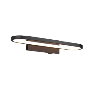 Trio Lighting Trio Lighting Gianni H2O LED væglampe 40 cm matsort - Belysning - Bedste pris