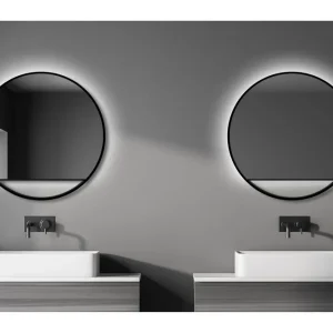 Bedste pris - Gottsätter Spejl 80 cm Rund Sort - Hus & renovering