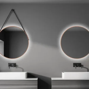 Allejaure Spejl 80 cm Rund Kobber - Hus & renovering - Tilbuddet slutter snart