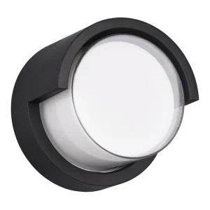 Trio Lighting Puno LED-Væglampe Pyöreä Matsort - Have | Anbefalet valg