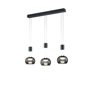 Udsalg | Trio Lighting Madison LED-Pendellampe 3-os MatSort - Belysning
