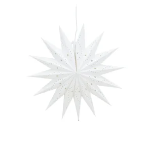 Venture Home Lindvallen Adventsstjerne / Julelampe 51 cm Hvid - Belysning - Tidsbegrænset