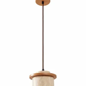 Begrænset lager | Meyros pendellampe Beige og Eg - Belysning