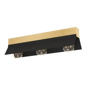 Tilbud - Eglo Loftlampe Eglo Tarrafo Sort/Brun - Belysning
