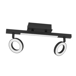 Eftertragtet | Eglo Spotlight Eglo Cardillio 2 med 2 Lampor Sort - Belysning