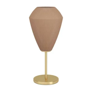Eglo Bordlampe Eglo Caprarola Messing/Beige - Belysning | Kundernes favoritter