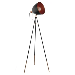 Eglo Gulvlampe Eglo Chester Sort/Kobber - Belysning | Spar mere