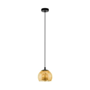 Tilbud - Eglo Loftlampe Eglo Albaraccin 190 mm Guld/Sort - Belysning