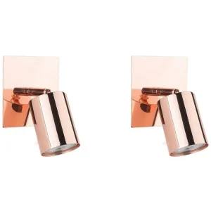 Davaris Spotlight 2 stk GU10 Kobber - Belysning | Favorit blandt kunder