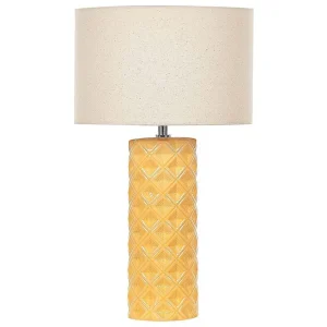 Bestil online - Dragonera Bordlampe 49 cm E27 Gul/Beige - Belysning