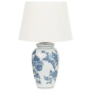 Virhal Bordlampe 54 cm E27 Hvid/Blå - Belysning - Stærkt tilbud