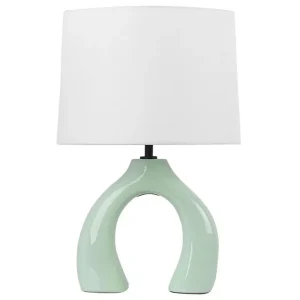 Avsaki Bordlampe 43 cm E27 Lysegrøn/Hvid - Belysning | Outlet