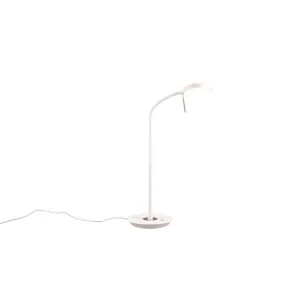 Direkte fra fabrikken - Trio Lighting Bordlampe TRIO Monza Mat hvid Mat hvid - Belysning