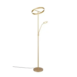 Anbefalet valg | Trio Lighting Gulvlampe TRIO Willis Guld Guld - Belysning