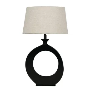 Bordlampe Eglo Diezma Sort/Natur 52 cm 52 cm - Belysning - Outlet