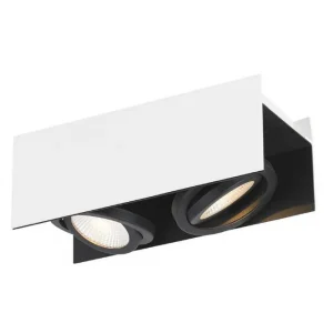 Tilbudspris | Loftbelysning Eglo Vidago Hvid/Sort 2 lamper 2 lamper - Belysning