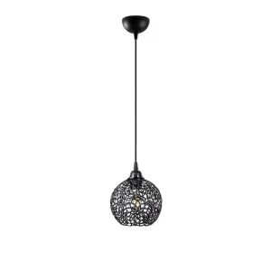 Udsalg - Loftlampe Souvik Sort 17 x 17 x 118 cm - Belysning