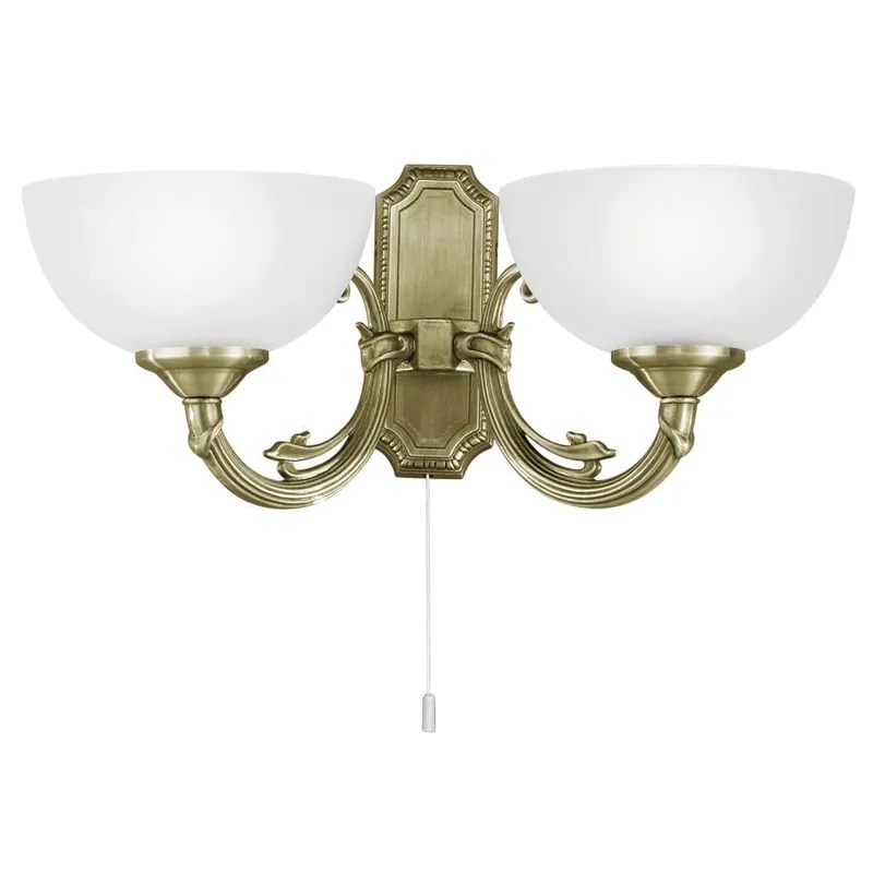 Væglampe Savoy med 2 lamper 41 cm - Belysning | Godt tilbud