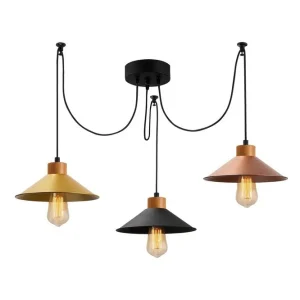 Toppris - Loftlampe Sudalwani Kobber / Sort / Rany Kobber / Sort / Rany - Belysning