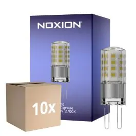 Udsalg | Fordelspakke 10x Noxion LED Kapsel G9 3.2W 350lm - 827 Ekstra Varm Hvid Dæmpbar - Erstatter 32W