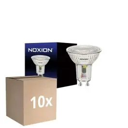 Fordelspakke 10x Noxion LED Spot GU10 PAR16 3.6W 345lm 36D - 830 Varm Hvid Erstatter 50W - Bestseller