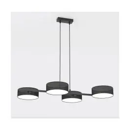 Anbefalet valg | Emibig Pendel Lampe Drumz Stål Sort Egnet Til 4x E14 - Max 10W