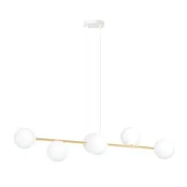 Emibig Pendel Lampe Gravity Stål Hvid Egnet Til 6x E14 - Max 10W | Spar mere