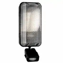 Interlight LED Væglampe Vandalsikret Sort 8W 600lm - 840 Kold Hvid IP65 - Bevægelsessensor | Kampagnepris