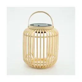 Eglo Bordlampe Marliano Solar Træ Brun 3W 300lm - 840 Kold Hvid IP44 | Kundernes favorit