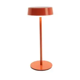 Eglo Bordlampe Simeri Solar Stål Appelsin 3W 250lm - 830-860 Justerbar Hvid IP44 - Berøringsdæmpbar - USB-C - Spar nu