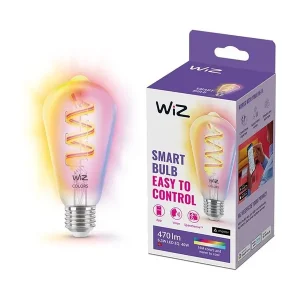 WiZ E27 - Color & Tunable White Filament Pære - Edison - WiFi - Toppris
