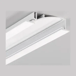 Begrænset antal - LED Profil FLAT8 - 4m - Hvid