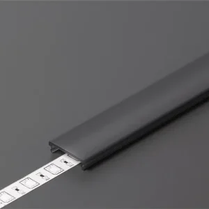 Godt tilbud | Cover til LED Profil - F - Click - 1m - Sort