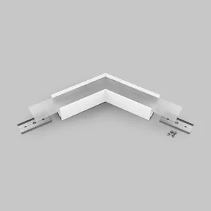 Vinkel til LED Profil VARIO30-02 - 120° - Hvid | Hurtig levering