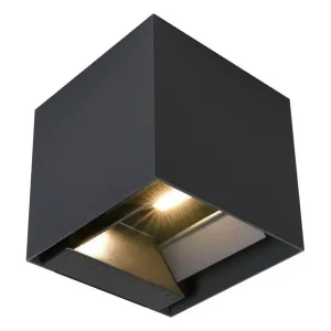 V-Tac 3W Solcelle væglampe LED - Sort, sensor, IP65, effekt 9W, 860lm, 4000K - Topkvalitet