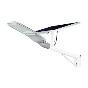 V-Tac 300W Solcelle gadelampe LED - Hvid, inkl. solcelle, fjernbetjening, IP65 | Bestil nu