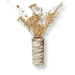Ny på lager | Simiu - Clayla - Vase - 20 cm - Lys ler