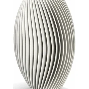 Toppris | Simiu - LAMEL vase - 18 cm - Lysegrå